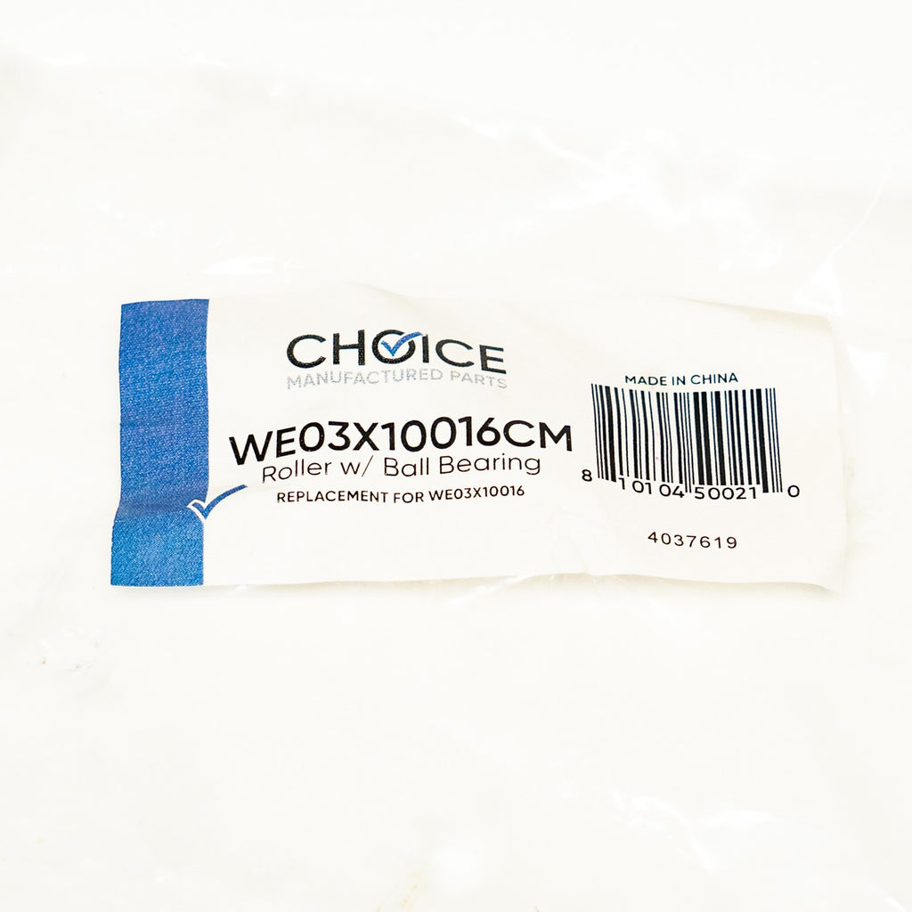 Choice Part PKG/4 WE03X10016 for GE Dryer Drum Roller Wheel Shaft and Tri Clips