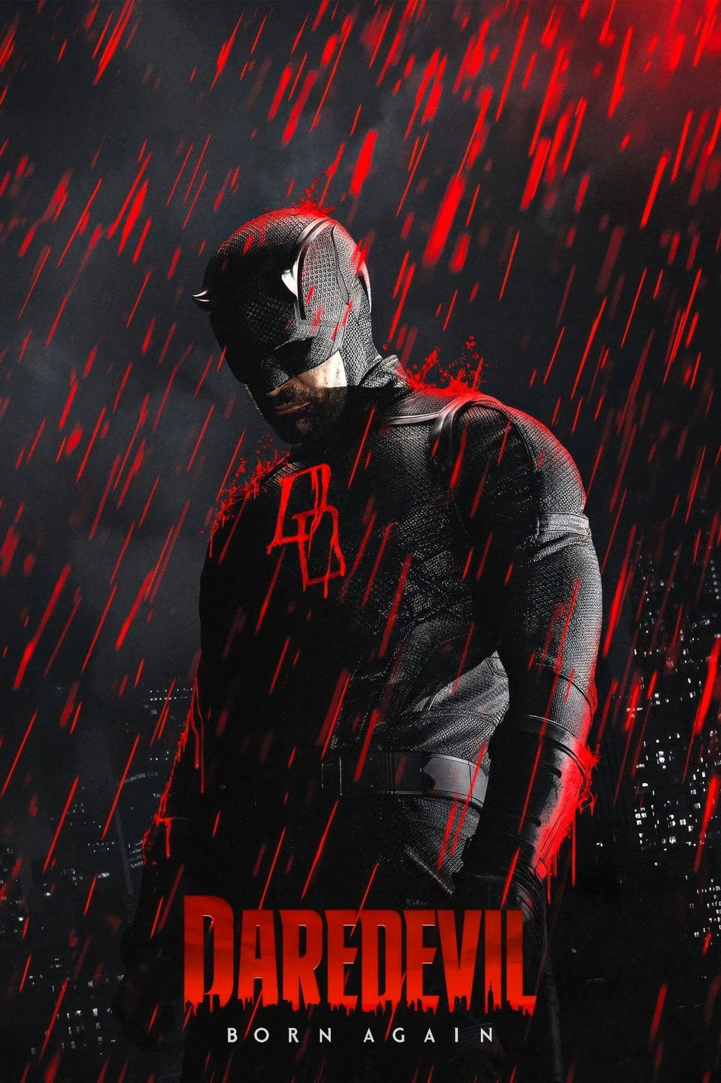 Daredevil Born Again Marvel Matt Murdock Charlie Cox - Poster | Canvas Wall Art Print