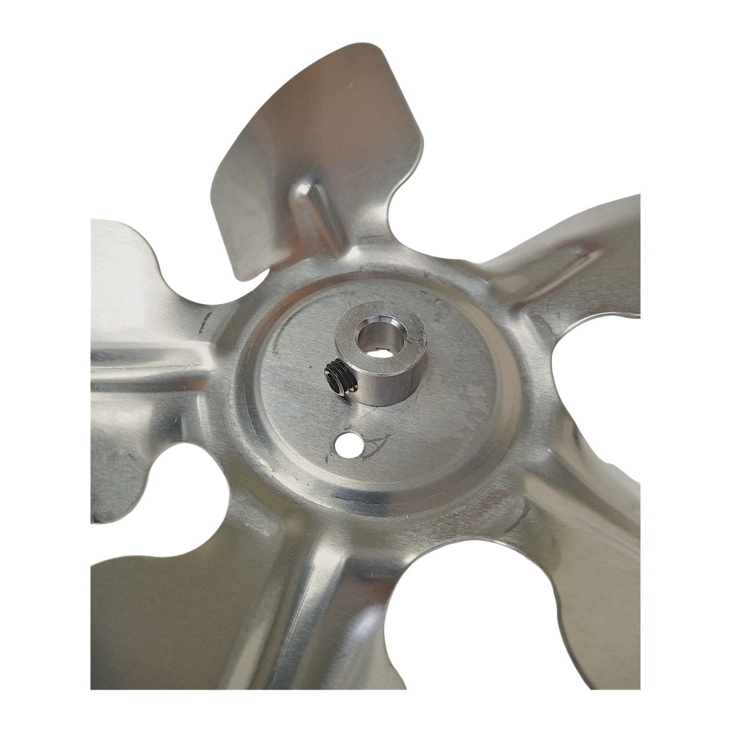 A60815 Metal Fan Blade 8" Diameter 5 Blades 5/16" Bore Hub CCW 36 Degree Prop