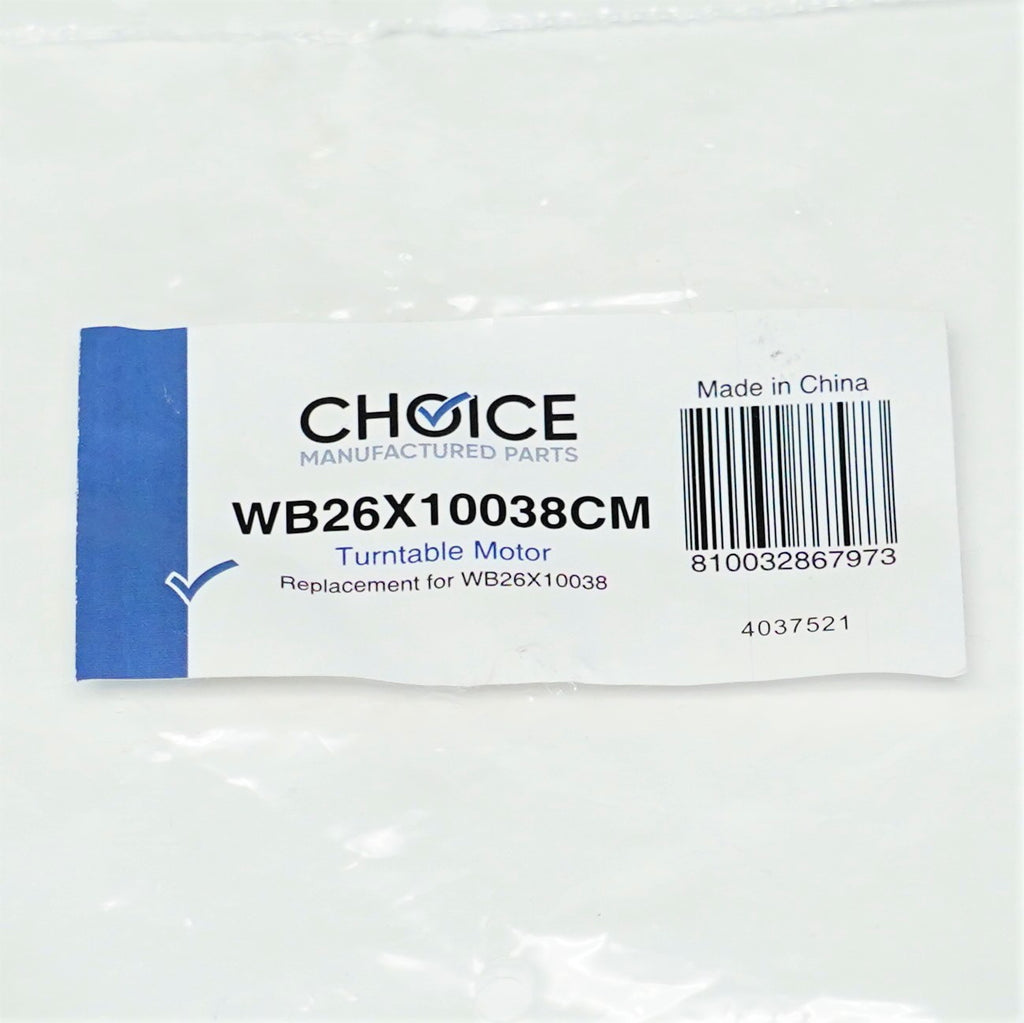 Choice Parts WB26X10038 for GE Microwave Oven Turntable Motor