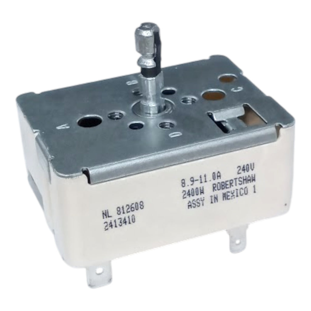 Robertshaw 812608 Range Stove Burner Infinite Switch for Whirlpool 3149400