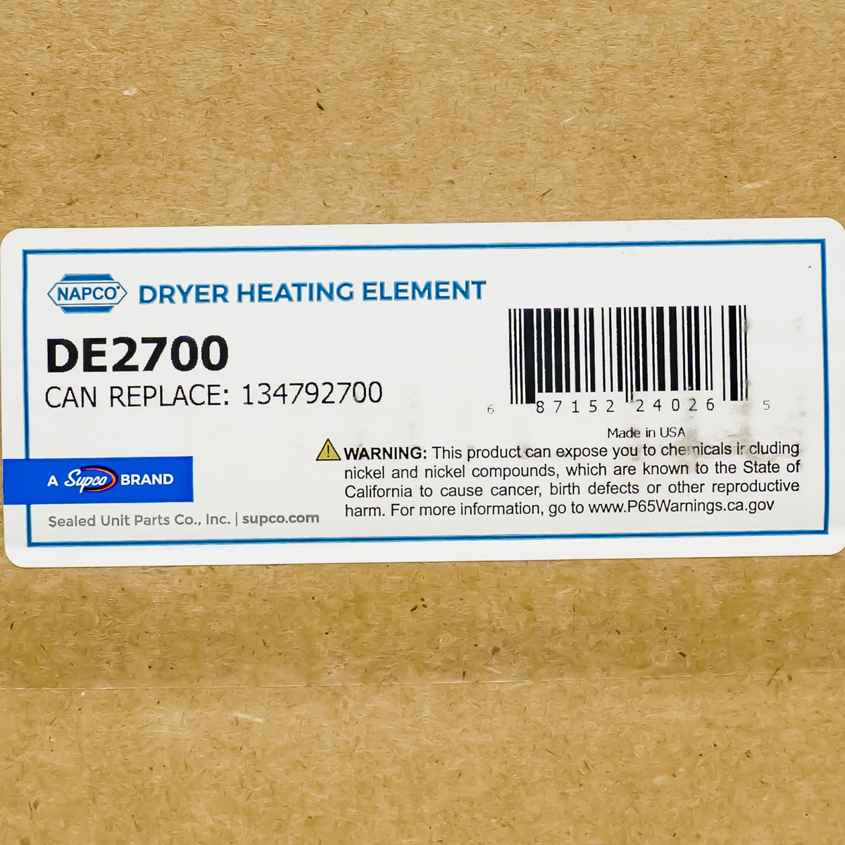 134792700 for Electrolux Frigidaire Dryer Heating Element PS2349309 AP4368653