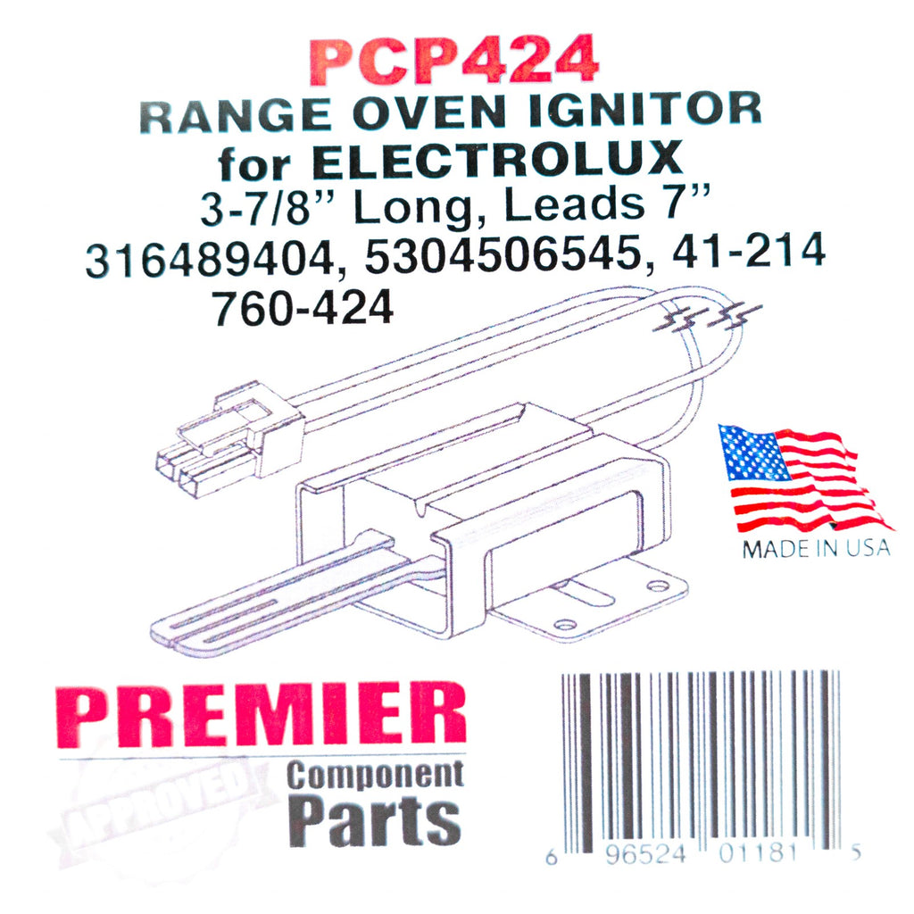 Made in USA! Range Oven Stove Igniter for Electrolux Frigidaire 316489404
