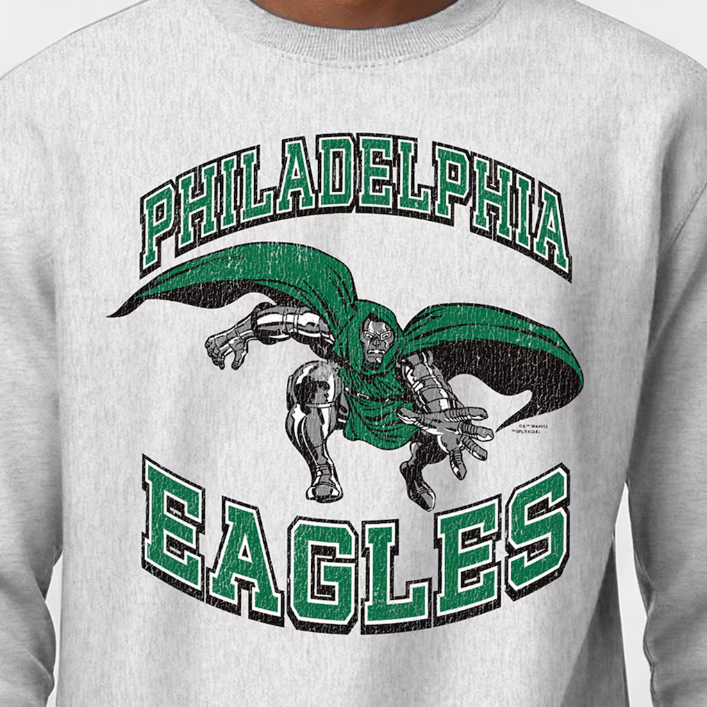 Philadelphia Eagles Disney x Champion Doctor Doom Doomsday Shirt