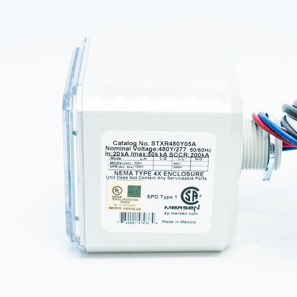 Mersen STXR480Y05A Surge Protector Trap Protective Device for 480/277 Volt 3