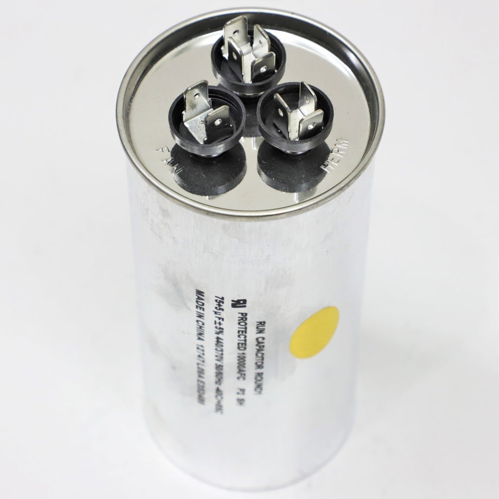 Supco CD75+5X440R HVAC Motor Round Dual Run Capacitor 75 + 5 MFD 440 Volts