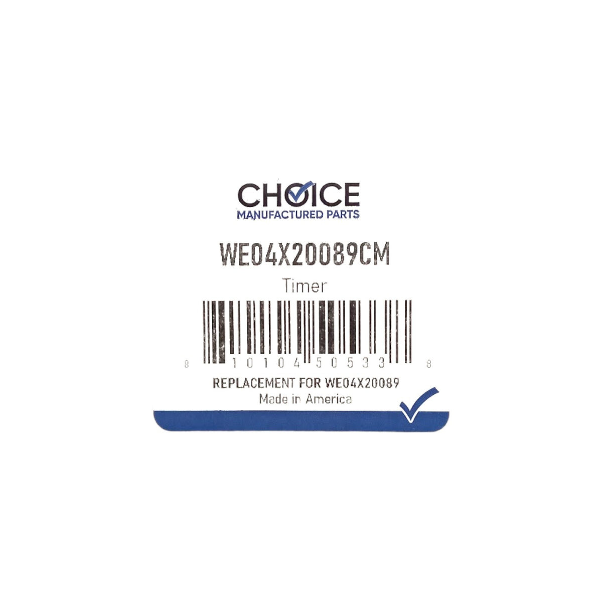 Choice Part WE04X20089 Timer Control for GE Dryer TMD14M08 Made in USA