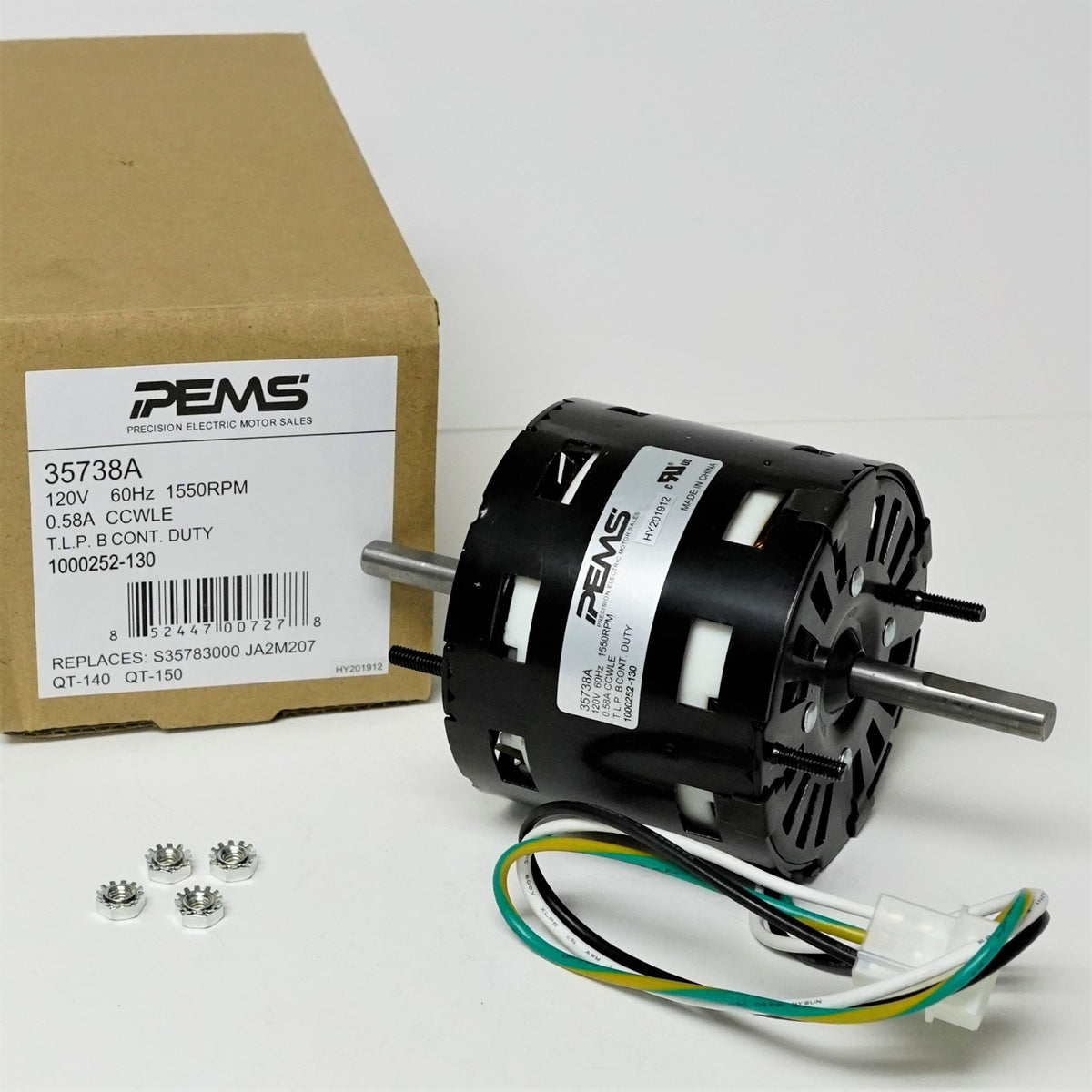Electric Fan Motor for Broan Nutone 35738 35738000 Vent Hood
