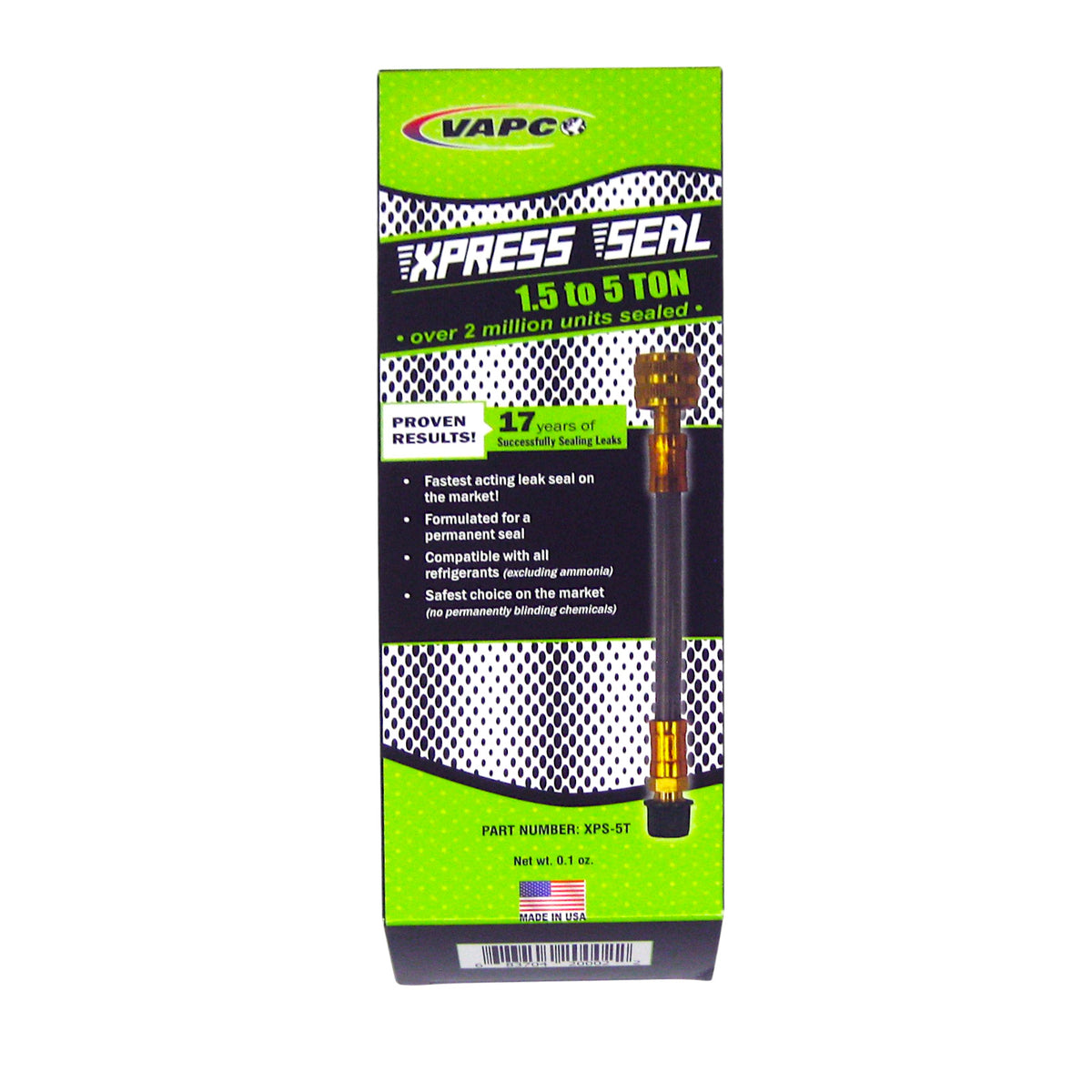 Vapco XPS-5T Xpress Inject Window A/C Seal and Protectant up to 5 Tons