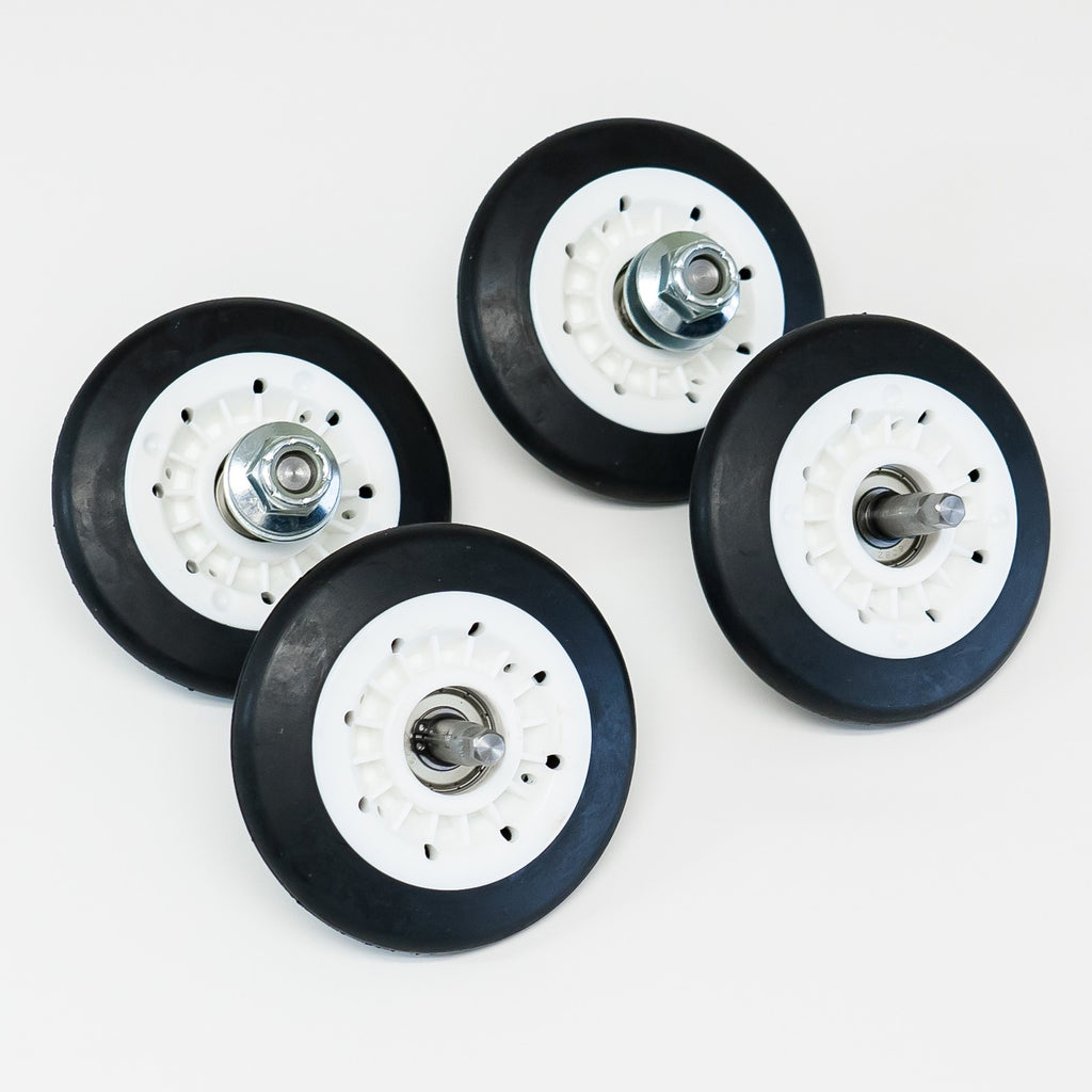 Pack of 4 4581EL2002H for LG Dryer Drum Roller Wheel Exact Replacement Part