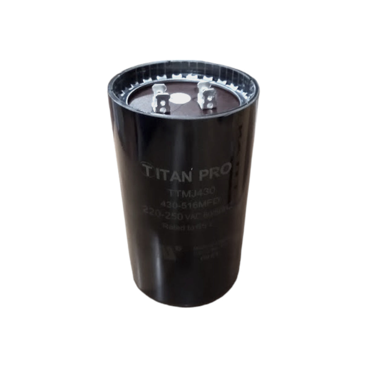 Titan Pro TTMJ430 Motor Start Capacitor 430-516 MFD UF / 220-250 VAC