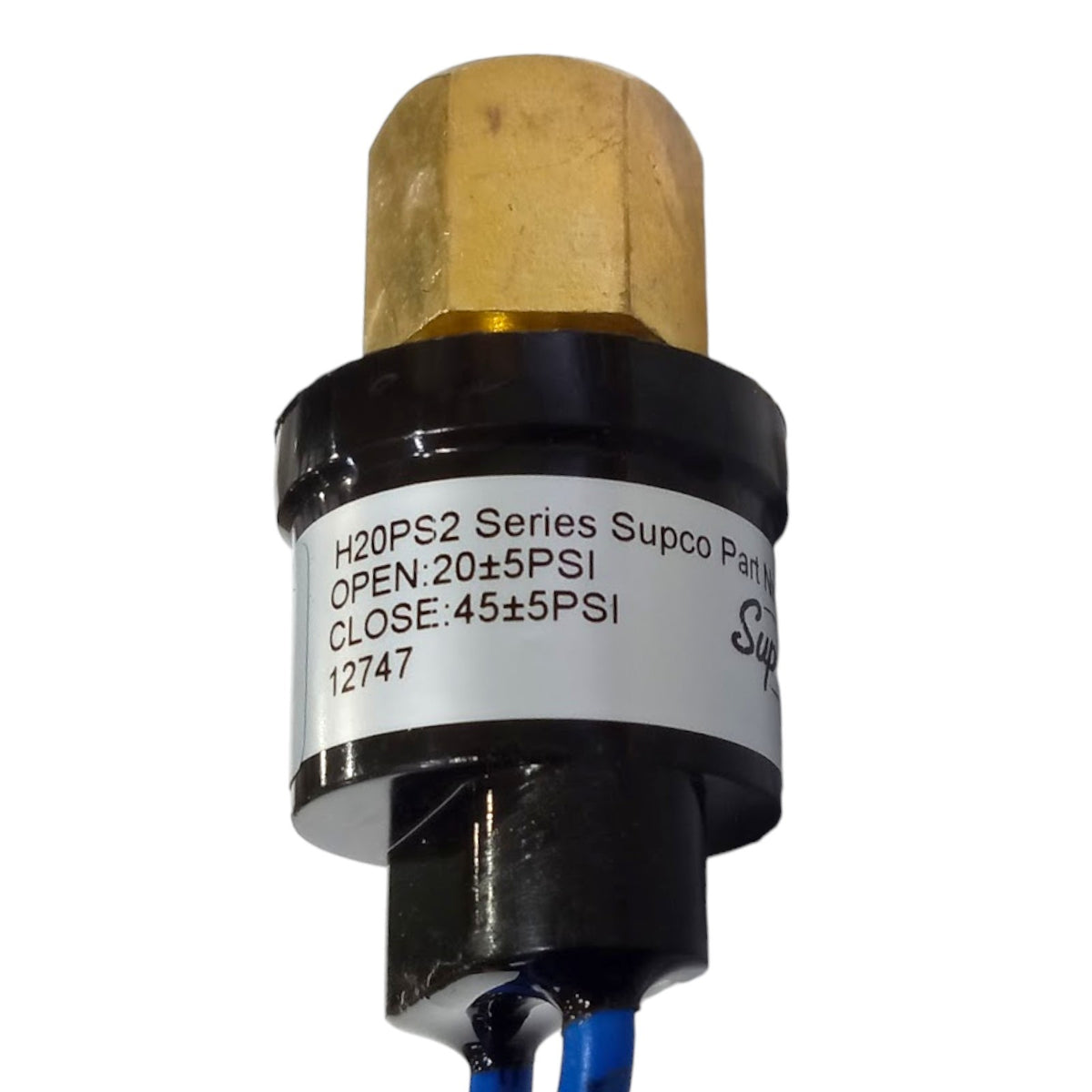 Supco SLP2045 Low Pressure Switch Open: 20 PSI Close: 45 PSI HVAC Refrigeration