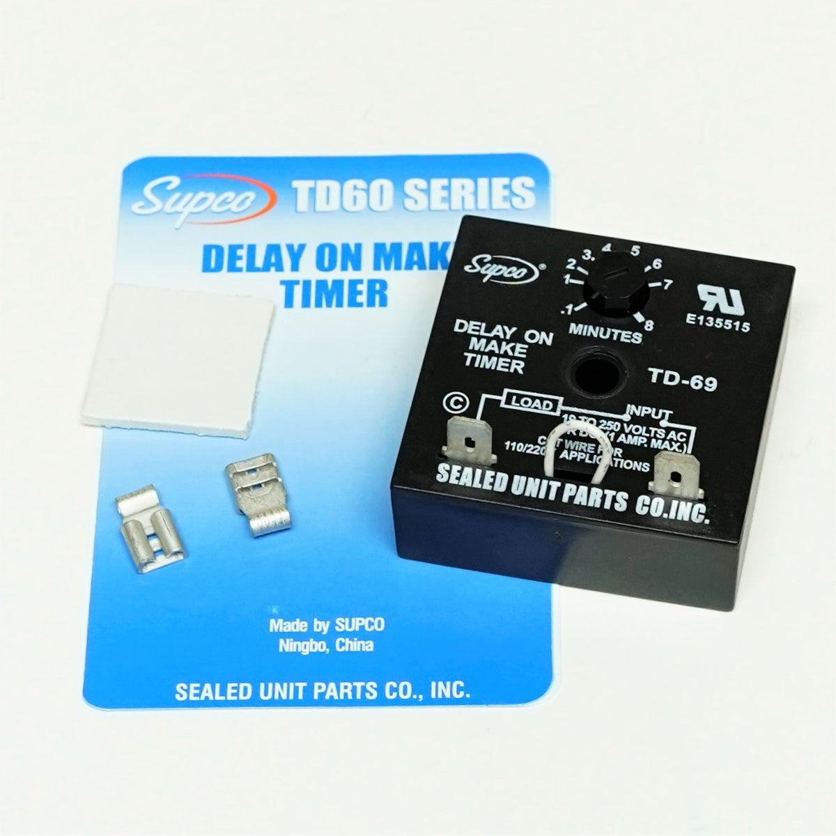 TD69 Delay On Make Time Delays Timer Sealed Unit Parts Company SUPCO