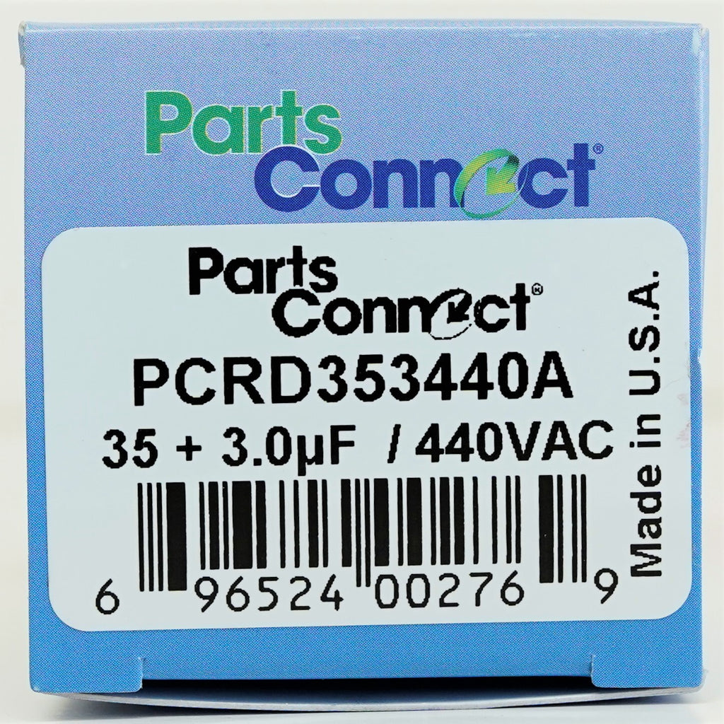 USA Run Capacitor 35 + 3 mfd (uf) 440 Volt Dual Round American Made