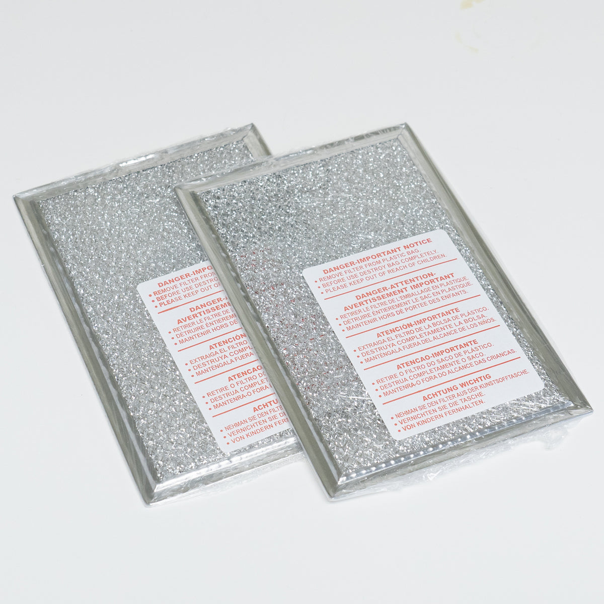 2 Pack 5304517871 for Electrolux Frigidaire Microwave Aluminum Grease Filter