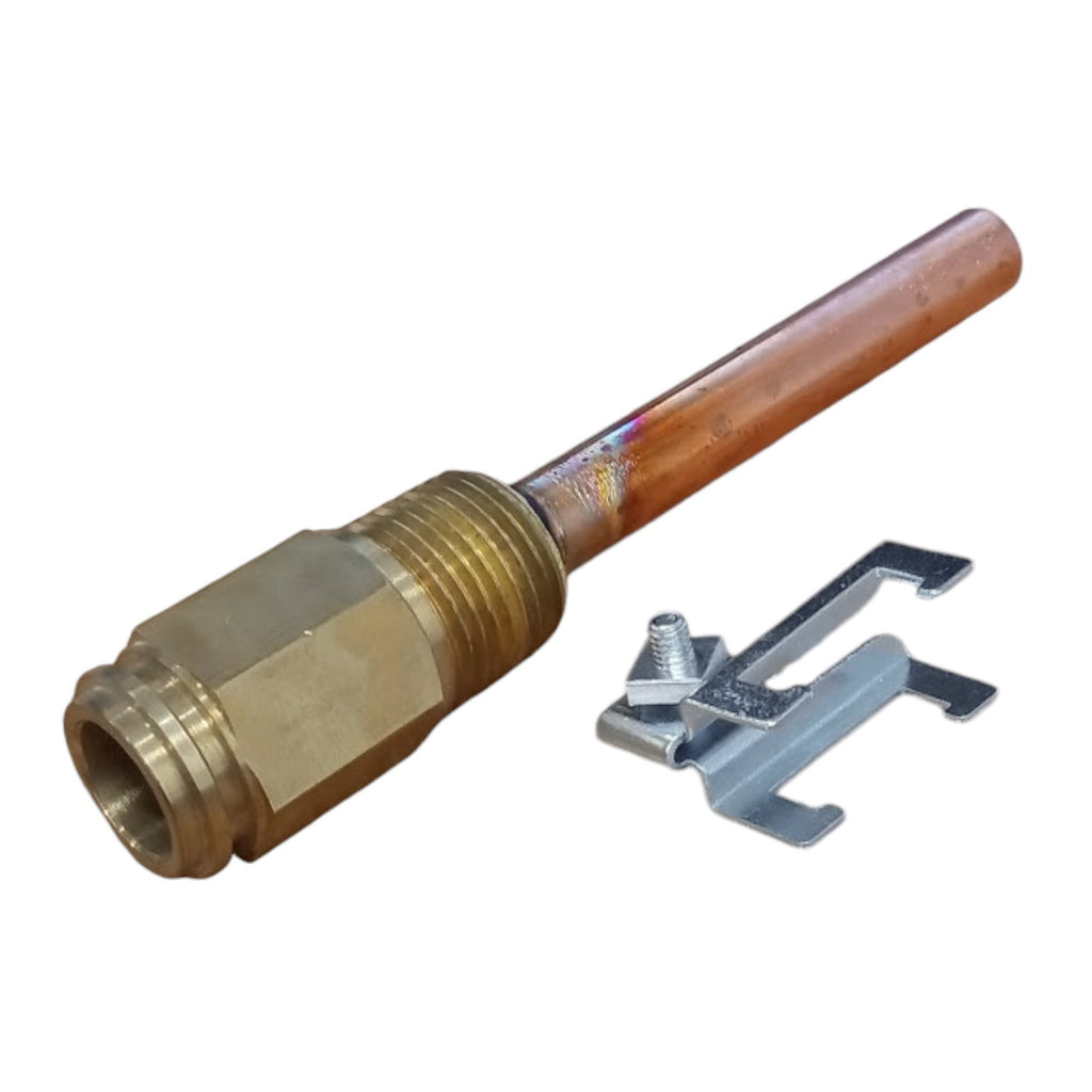 Aquastat Well with Clamp 1/2" Pipe x 3" Copper Length Repl for Honeywell 121371A