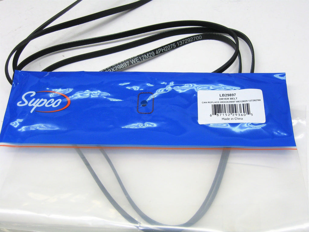 Dryer Belt Spare for GE WE12M29 WE03X29897 Frigidaire 134163500 137292700