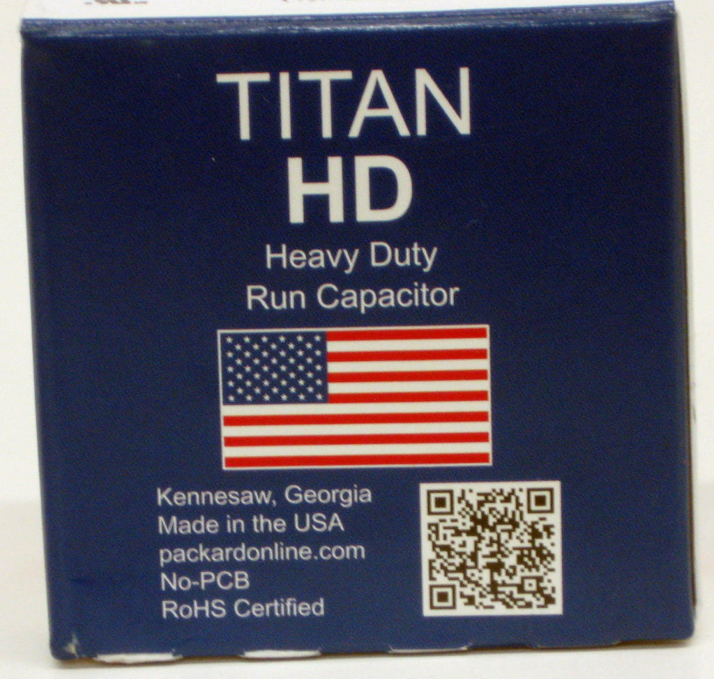 TitanHD POC4A American-Made HVAC Oval Motor Run Capacitor 4 MFD/UF 370 Volts