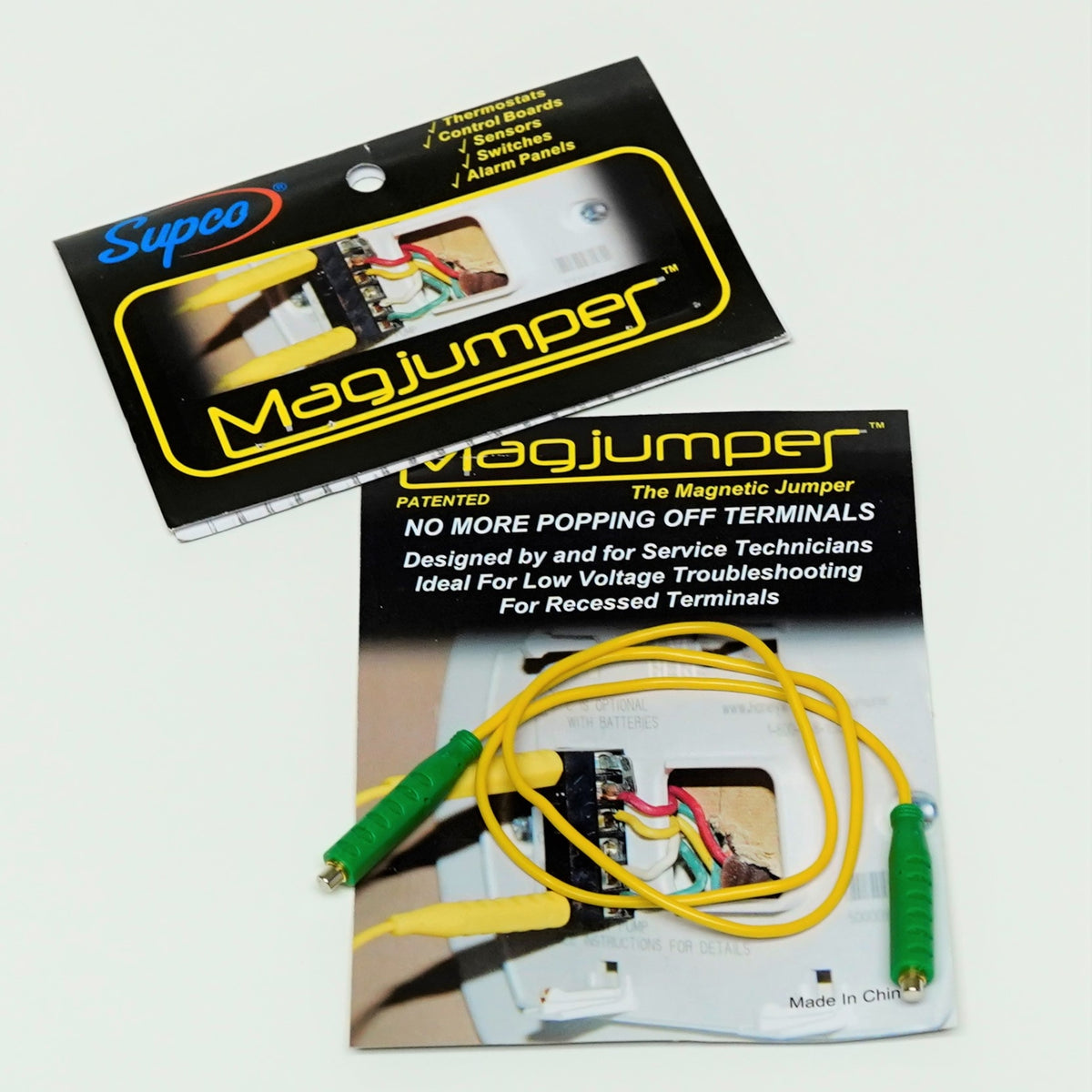 Supco MAG1GR 30 Vac Magnetic Test Leads Jumper Wire Magjumper Green
