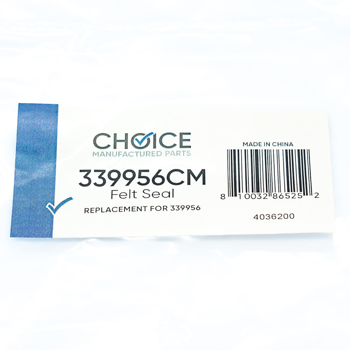 Choice Parts 339956 Felt Seal for Whirlpool Dryer Lint Screen Housing