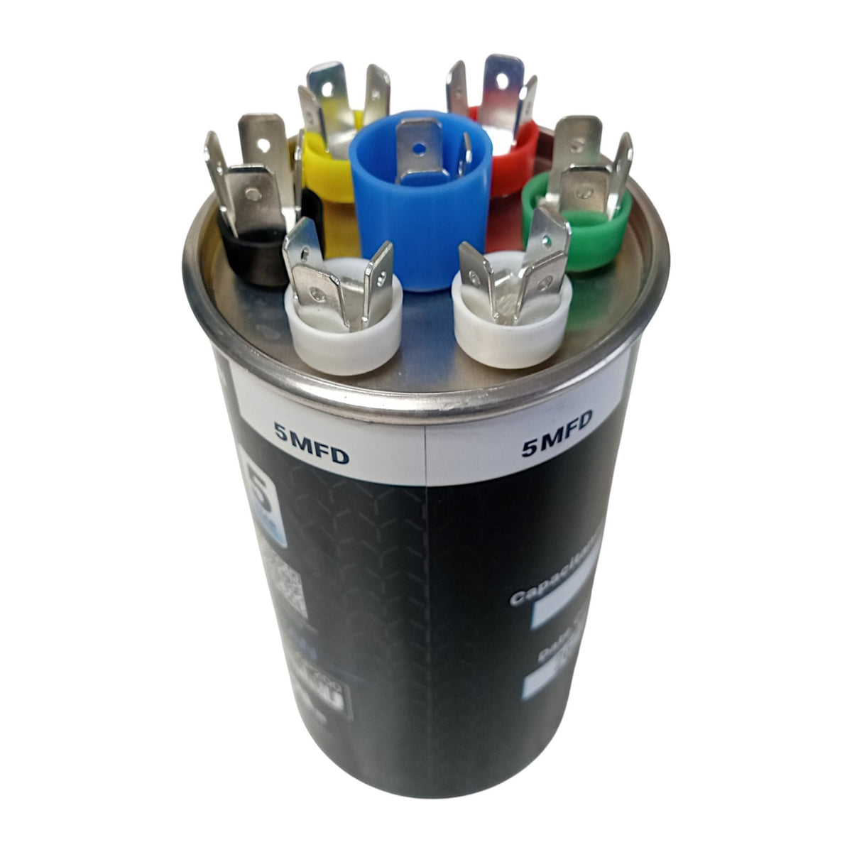 Titan Flex Multi-Rating Round Run Capacitor 2.5-67.5 MFD for HVAC