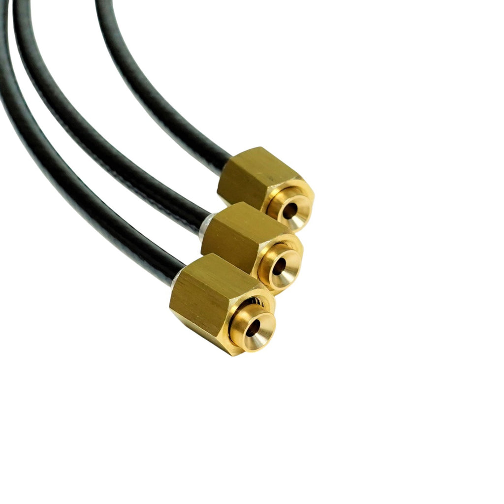Aluminum Charging Manifold with 24" Hoses R600a R290 R134a HVAC Refrigeration