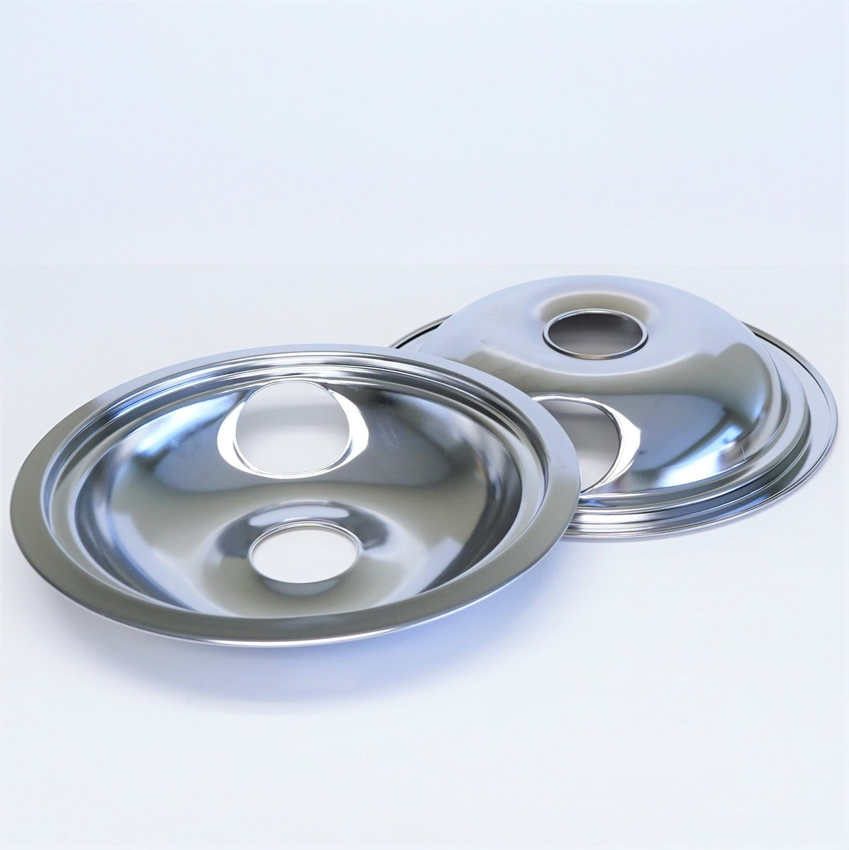 WB224 for GE Range Burner Bibs Bowls Chrome PKG 2 of WB31M15 2 of WB31M16