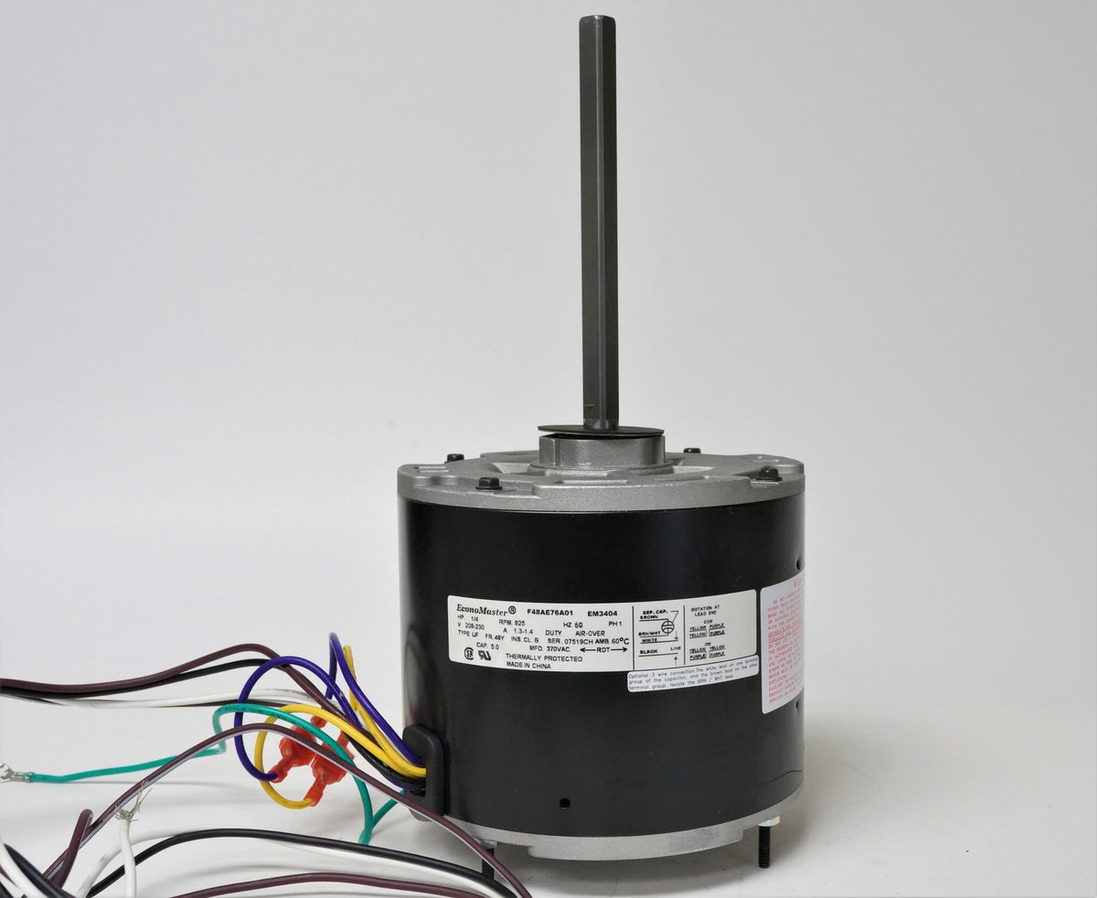 Air Conditioner Condenser Fan Motor 1/4 HP 230 Volts 825 RPM EM-3404
