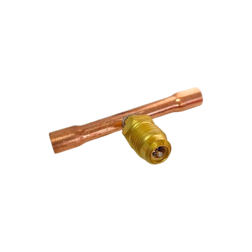 Supco SF8414 Copper Tee 1/4" Tube 1/4" Male Flare on Branch