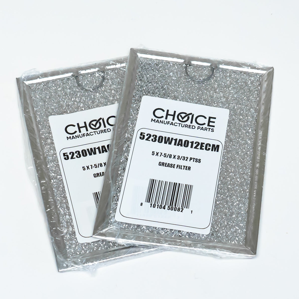 Choice Parts 5230W1A012E for LG Microwave Hood Aluminum Grease Filter 2 Pack