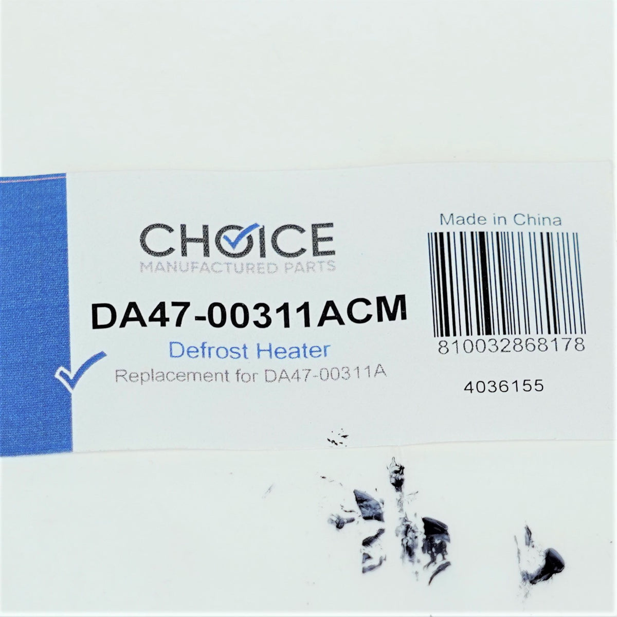 Choice Manufactured DA47-00311A for Samsung Refrigerator Defrost Heater Element