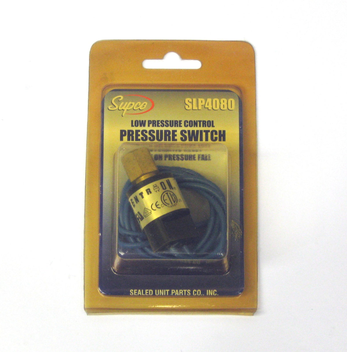 Supco SLP4080 Low Pressure Switch Open: 40 PSI Close: 80 PSI HVAC Refrigeration