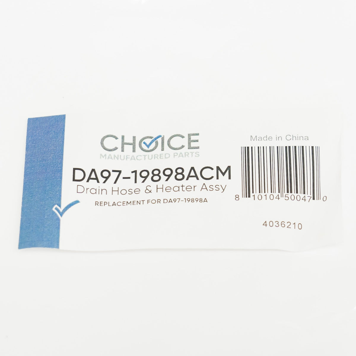 DA97-19898A for Samsung Refrigerator Drain Hose & Heater Assembly for Ice Auger