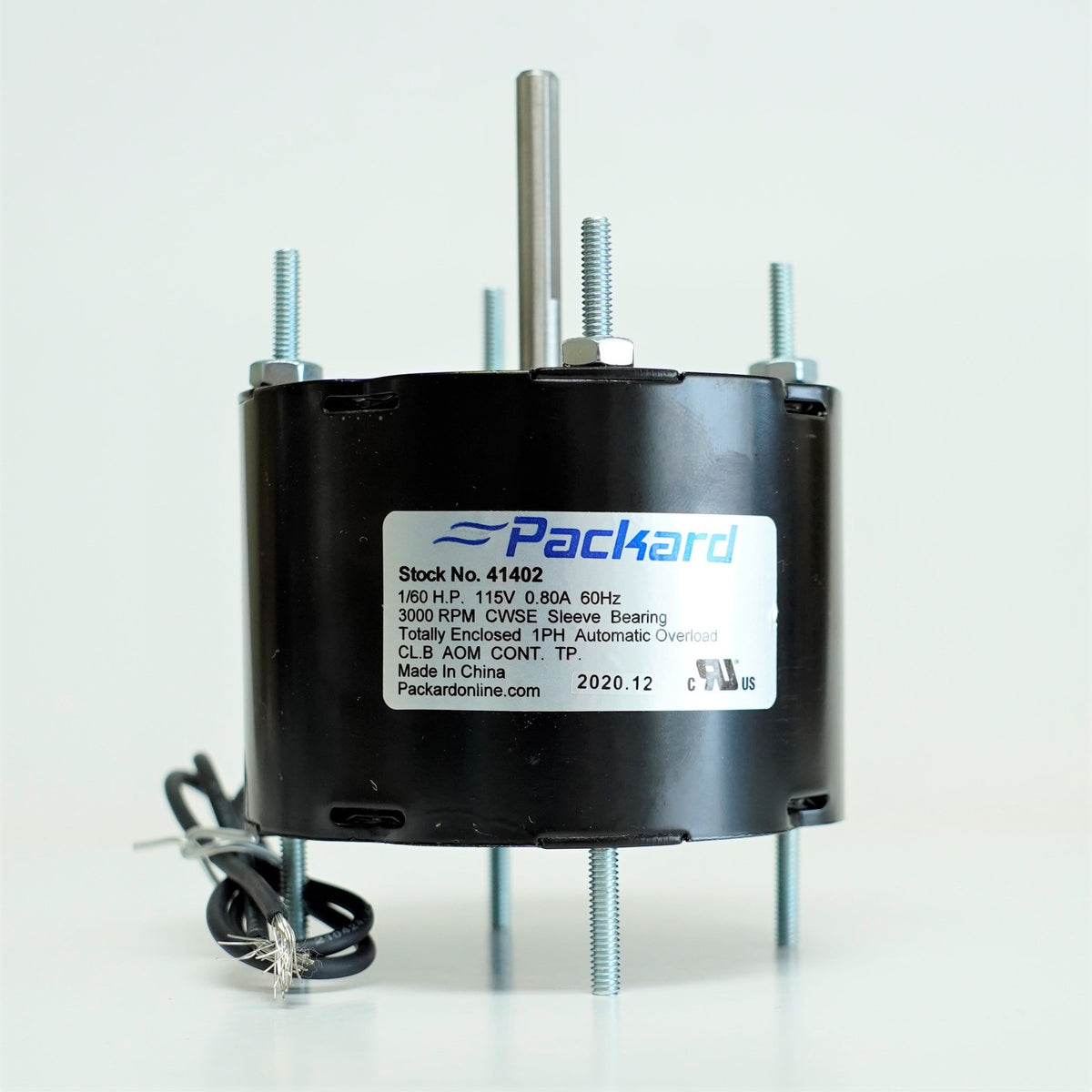 Packard 41402 3.3" Fan Motor Replacement for Fasco D402 1/60 HP 3000 RPM