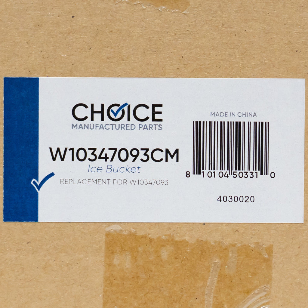 Choice W10347093 Refrigerator Ice Container Bucket Bin for Whirlpool
