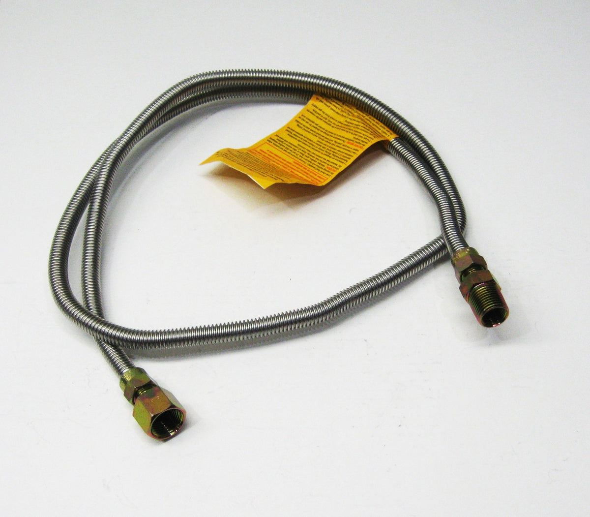 Stainless Steel Gas Connector 60" 5' for Water Heaters Wall Heaters Gas Logs
