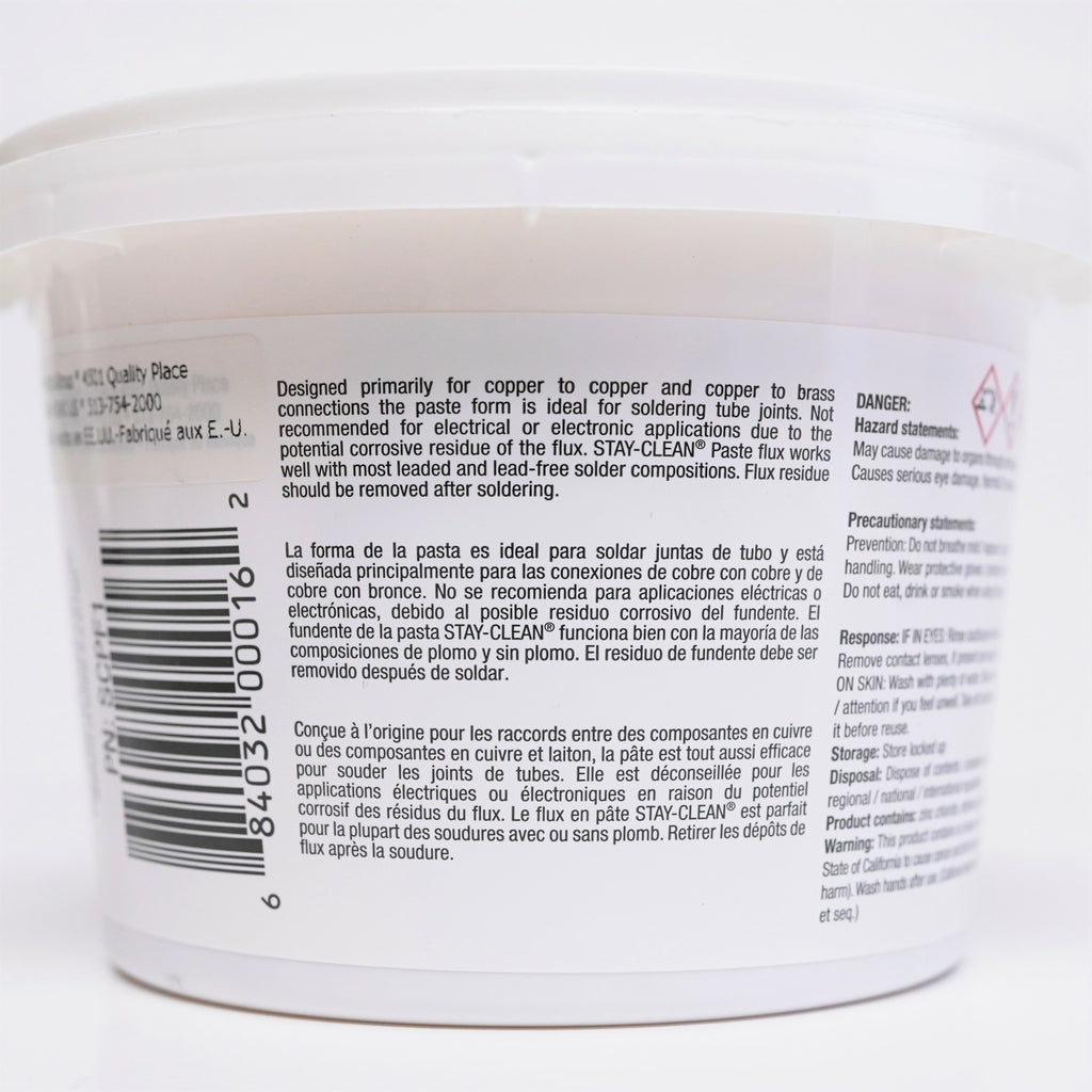 Harris SCPF1 Stay Clean Soldering Paste Flux 1 Pound Tub