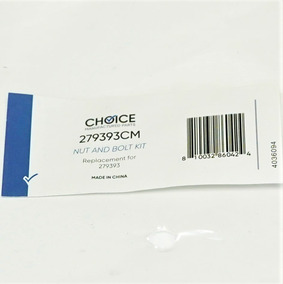 Dryer Terminal Block Nut Bolt Kit for Whirlpool and Kenmore 279393