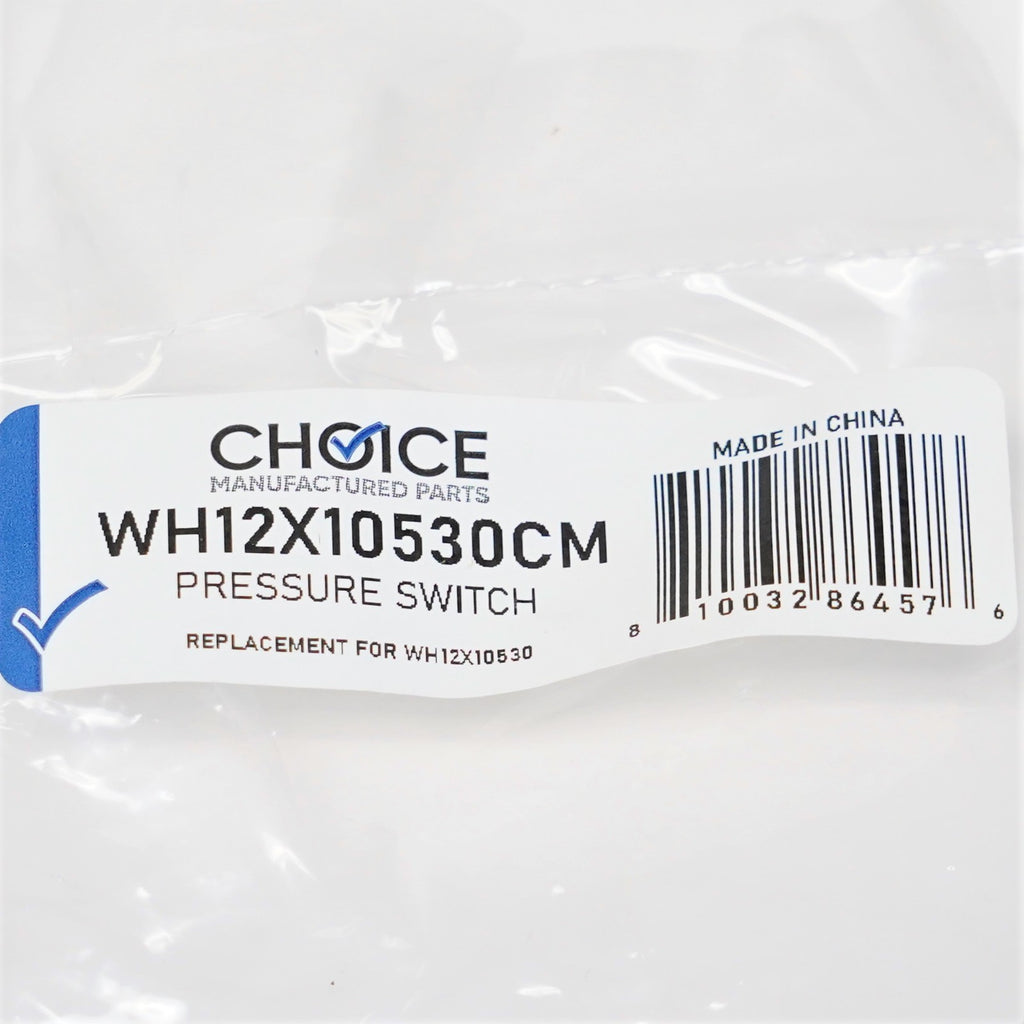 Choice Parts WH12X10530 for GE Washing Machine Pressure Water Level Switch