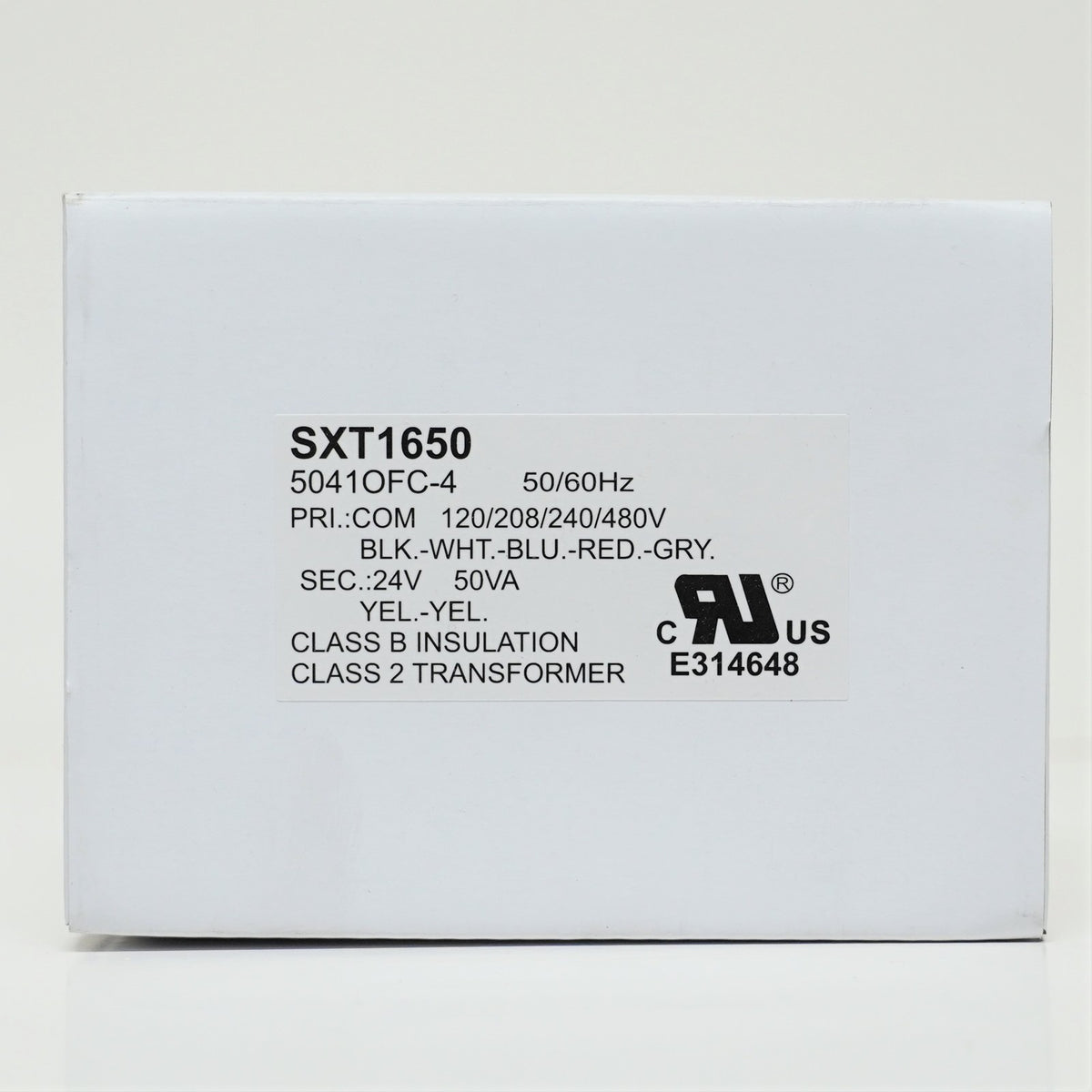 Supco SXT1650 50VA HVAC Transformer 120/208/240/480 Volts x 24 Volt Foot Mount