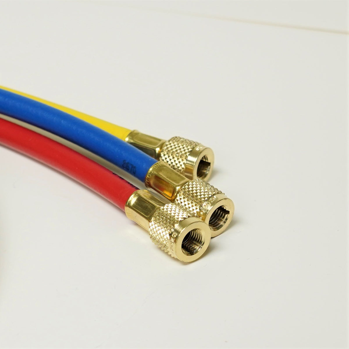 Yellow Jacket 21986 PLUS II 1/4" HVAC Charging Hose 72" RYB 3 Pack