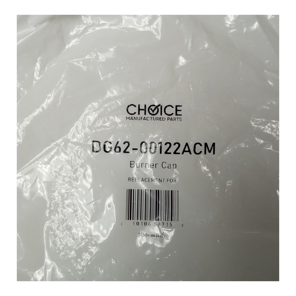 Choice Part DG62-00122A Gas Range Stove Surface Burner Cap for Samsung