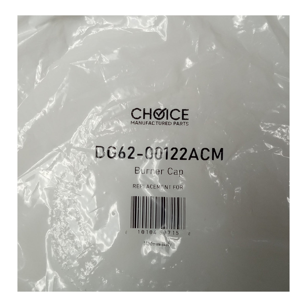 Choice Part DG62-00122A Gas Range Stove Surface Burner Cap for Samsung
