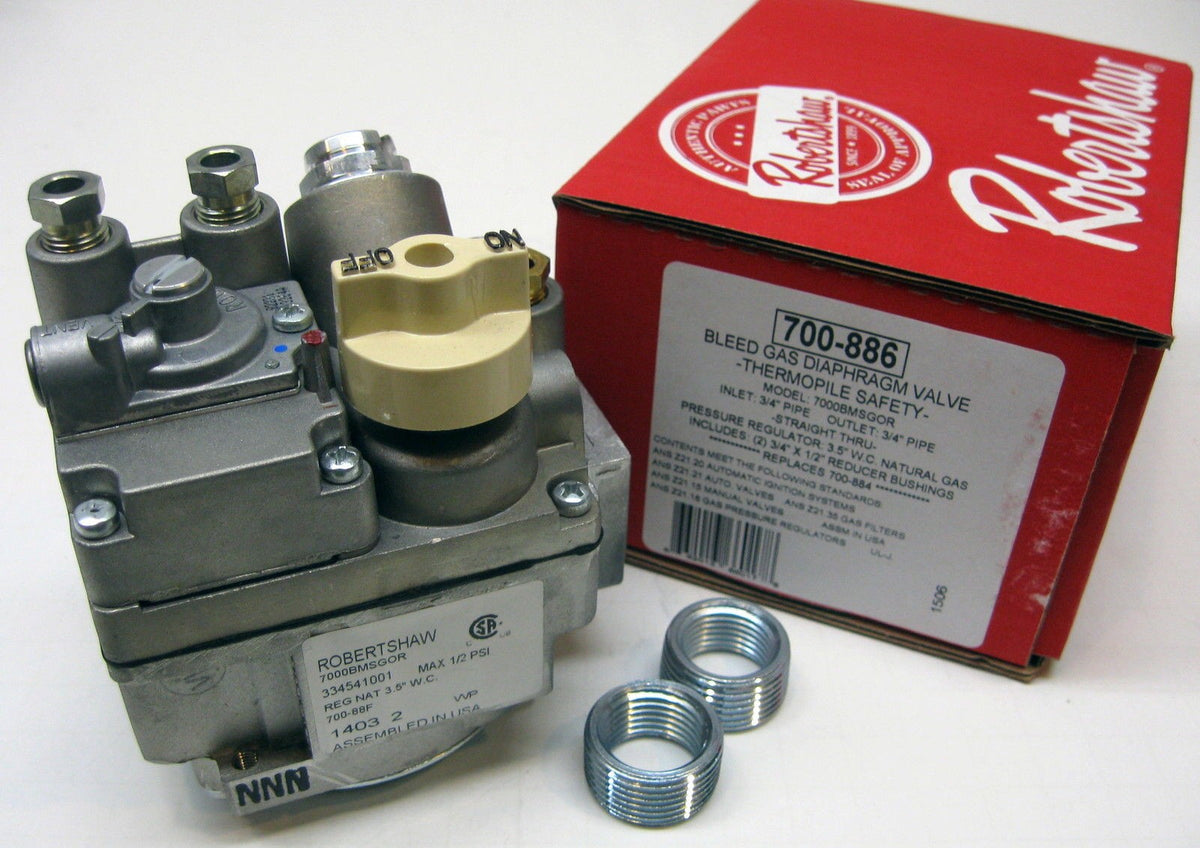 700-886 Robertshaw Comercial Cooking Gas Valve 7000BMSGOR 54-1005 11355 109727