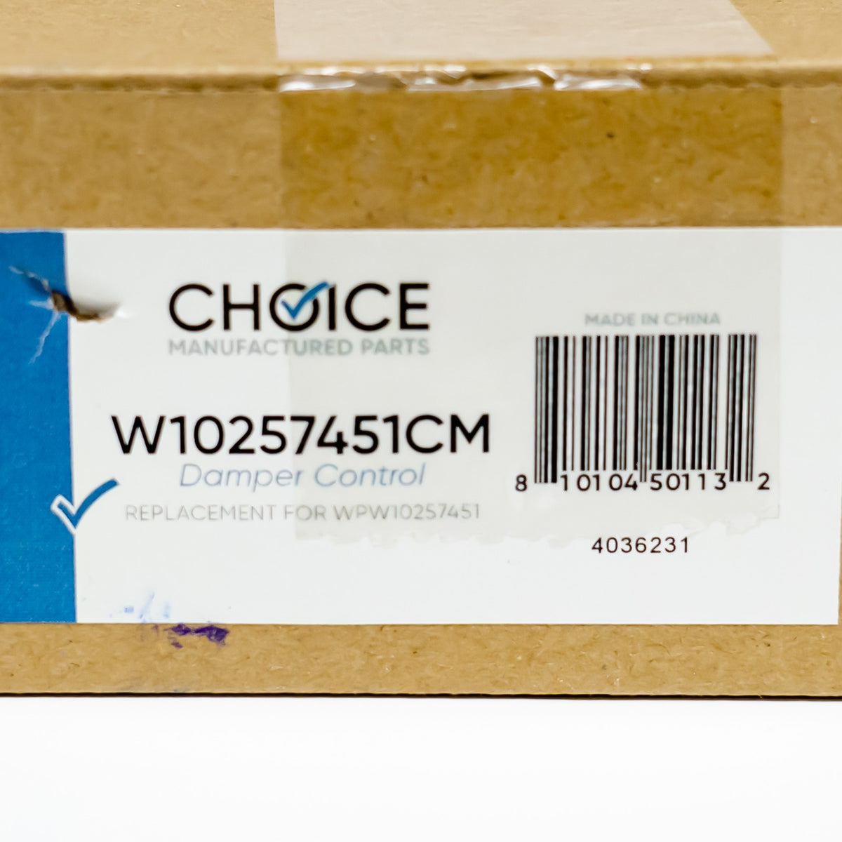 Choice Parts W10257451 for Whirlpool Refrigerator Damper Control