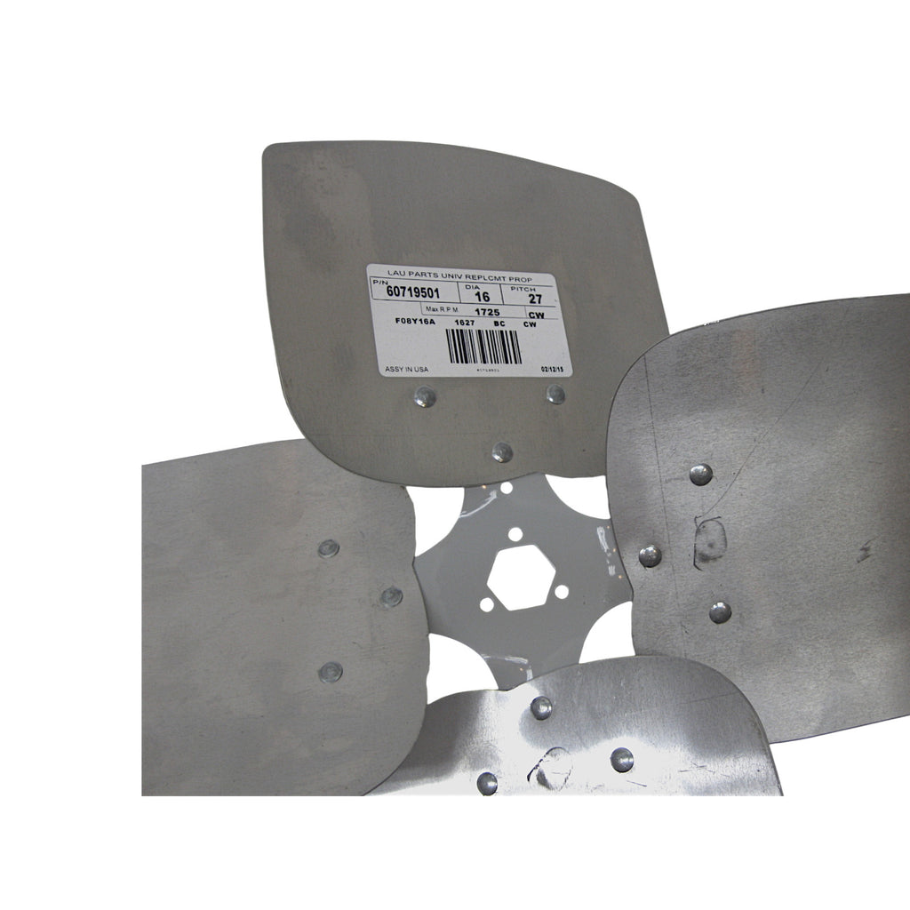 Lau 60719501 16" Fan Blade CW Rotation 27 Degree Pitch 4 Blades