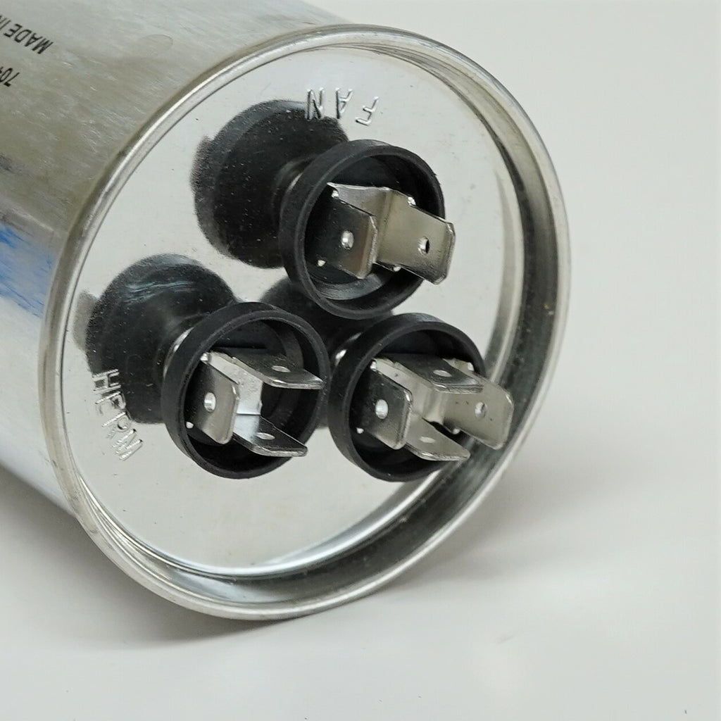 Air Conditioning HVAC Round Dual Motor Run Capacitor 70 + 10 MFD 440 Volt