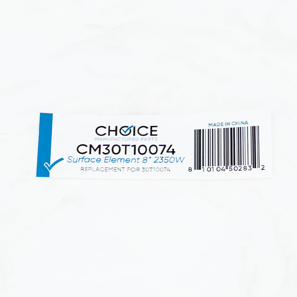 Choice Manufactured Part WB30T10074 for GE Electric Stove Range Burner Eye