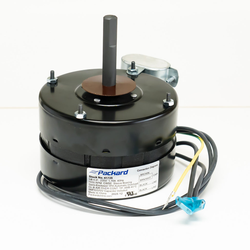 Packard 41728 5 inch Motor 1/8HP 230V Can Replace GE Trane MOT3438 5KSP29DK1728S