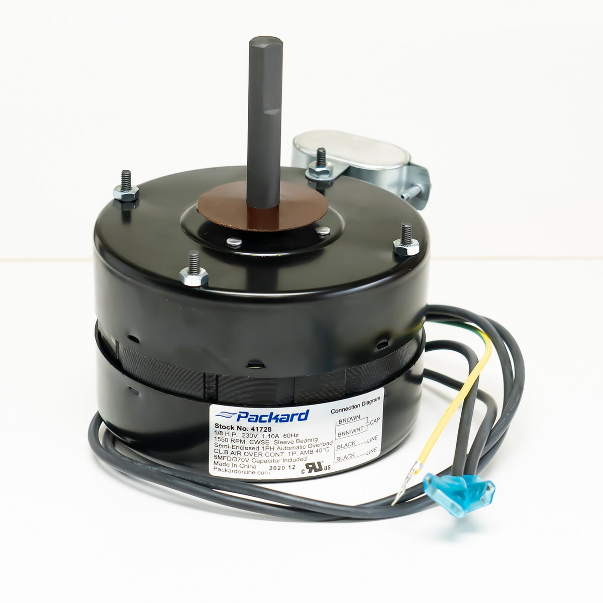 Packard 41728 5 inch Motor 1/8HP 230V Can Replace GE Trane MOT3438 5KSP29DK1728S